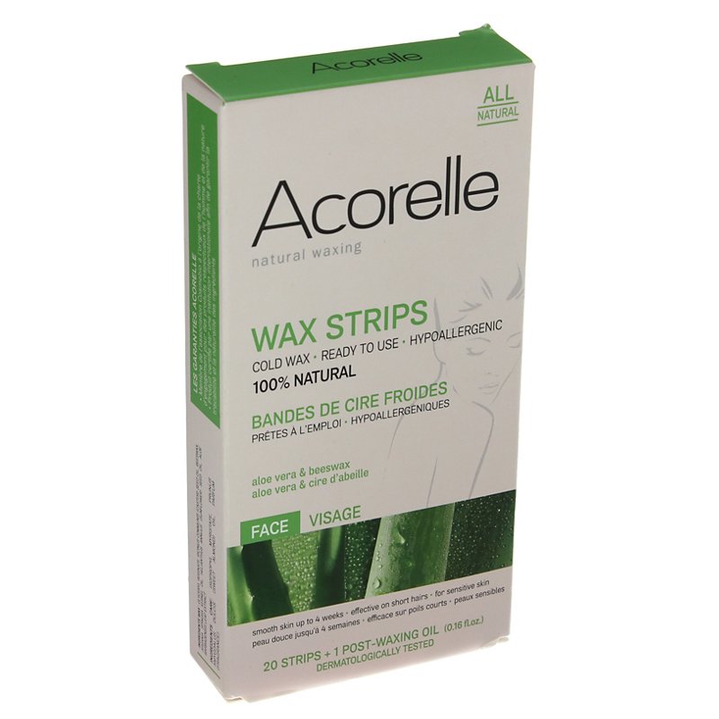 Acorelle Cold Wax Hair Removal Strips - Face - Shop Bath & Skin Care at  H-E-B