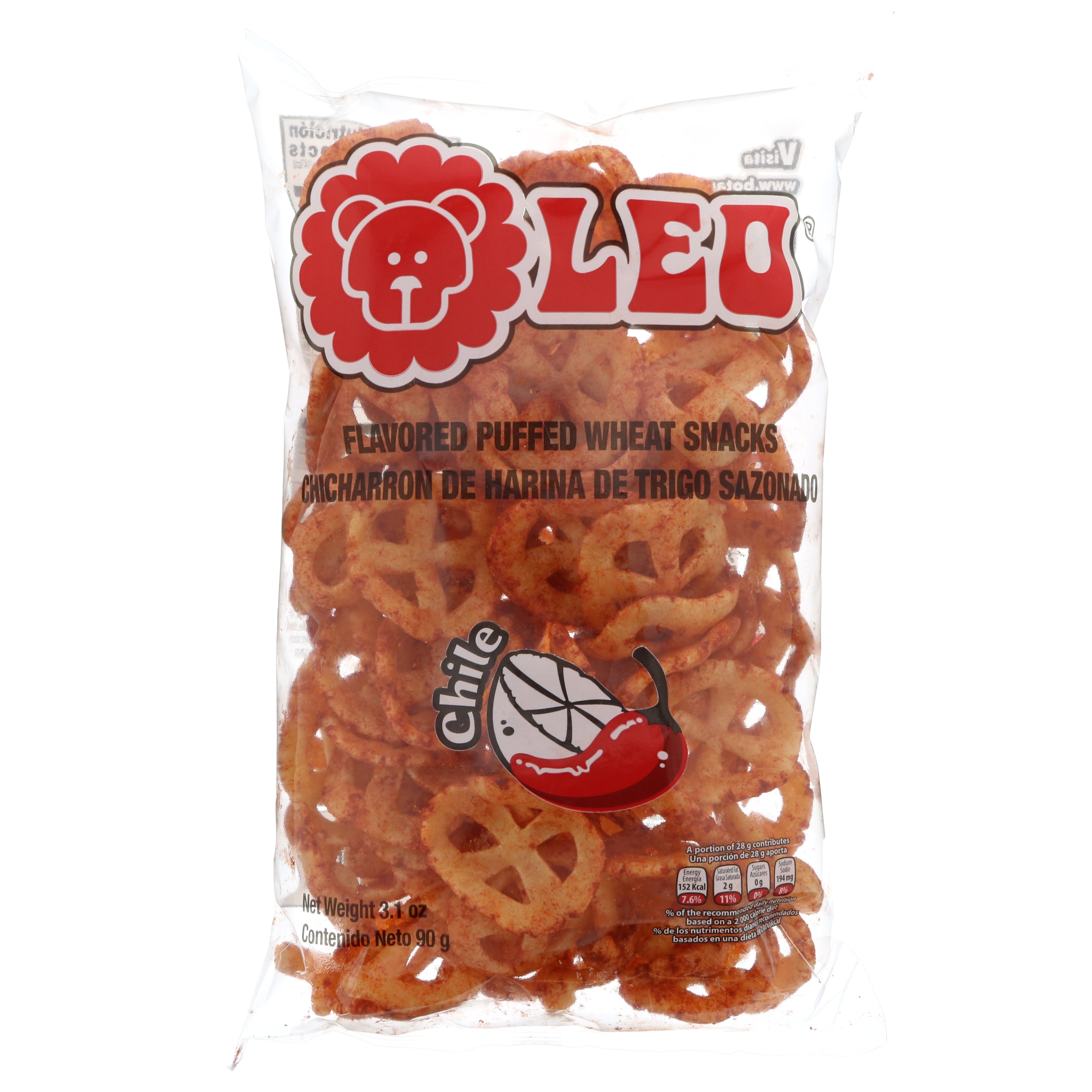 Leo Chile Chicharron Wheat Snacks Shop Chips at HEB