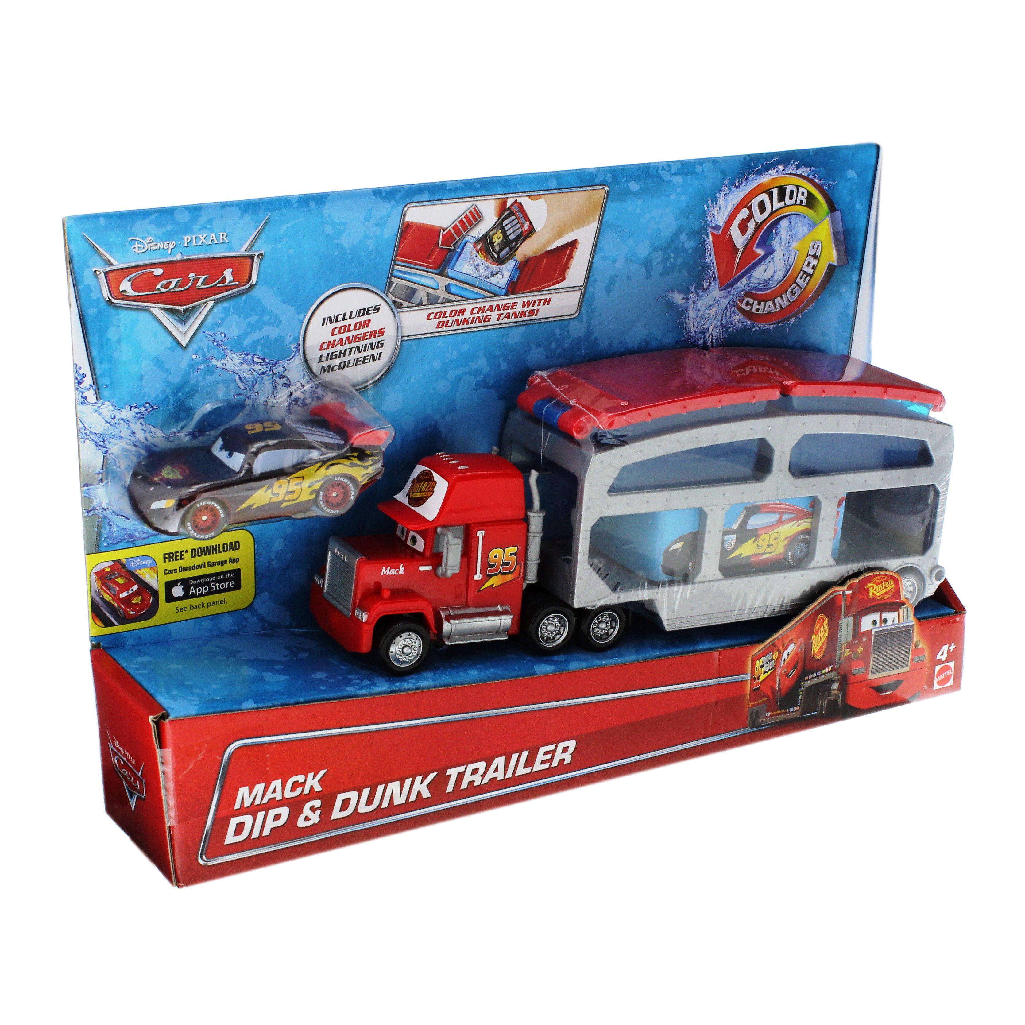 Mattel Disney Cars Mack Dip & Dunk Trailer - Shop Toys at H-E-B