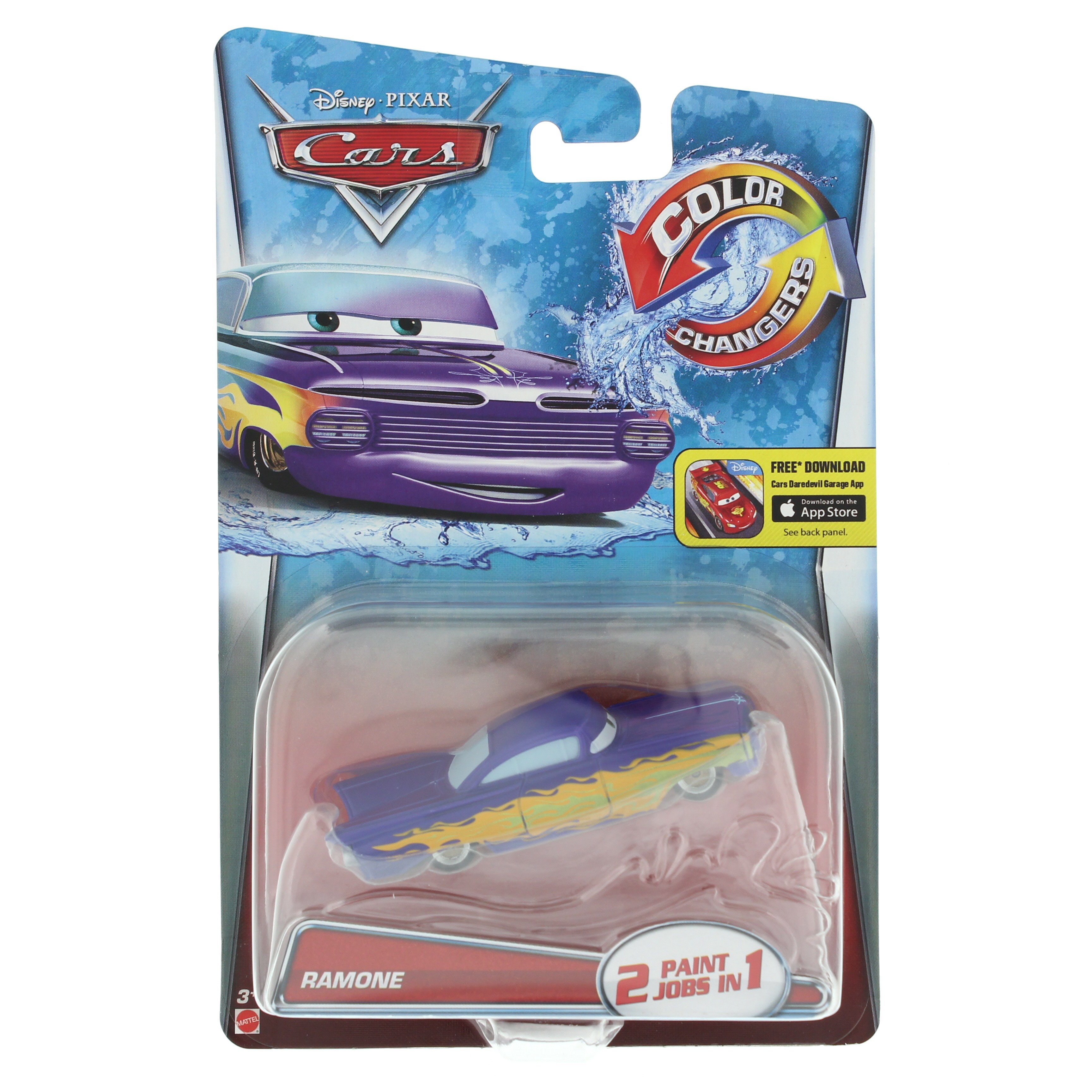 mattel color changing cars