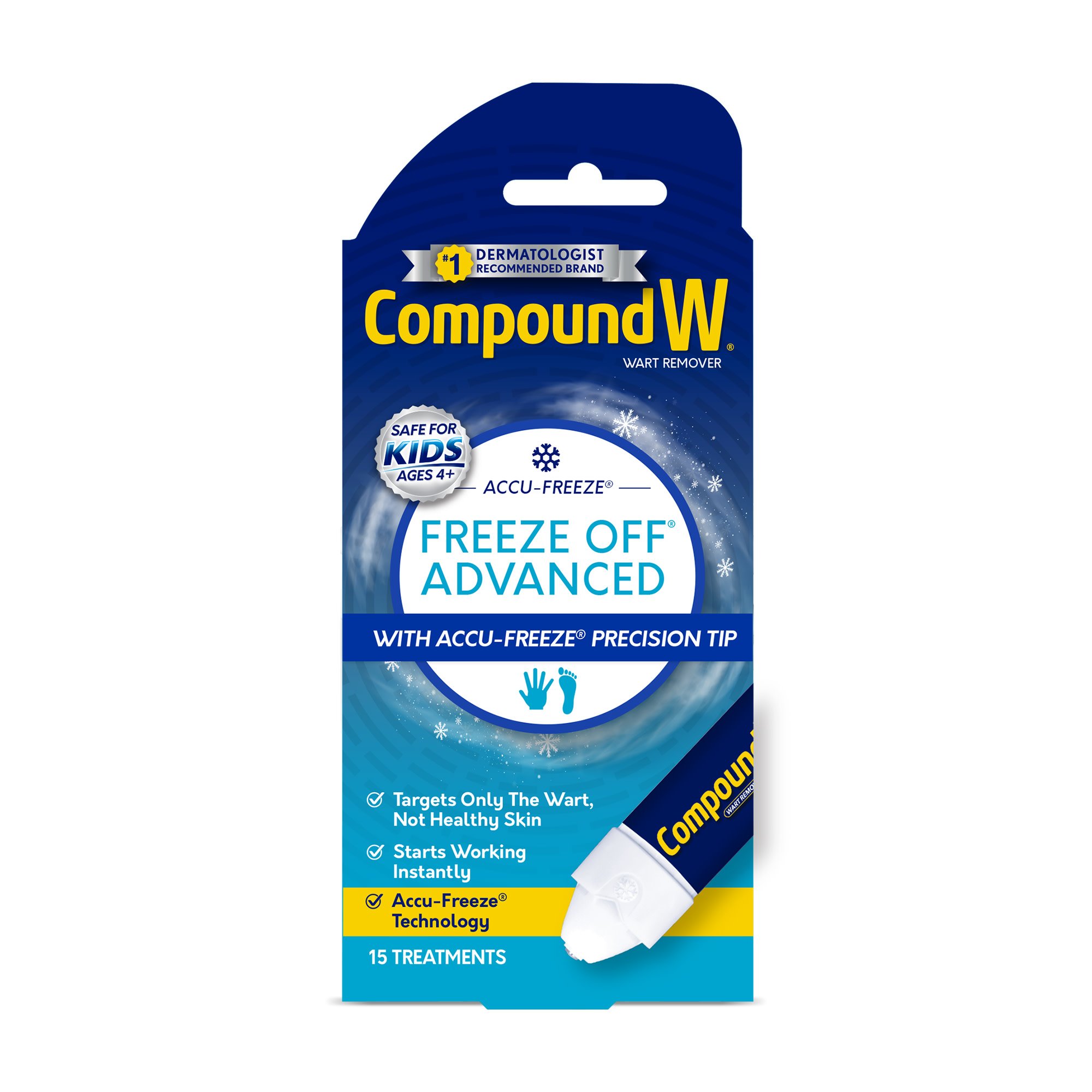 Compound W Wart Removal System Freeze Off Advanced Shop Skin & scalp