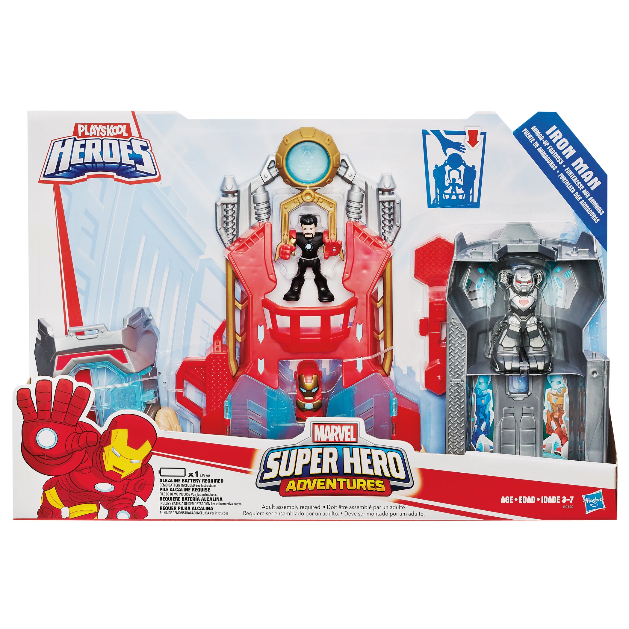 playskool iron man playset