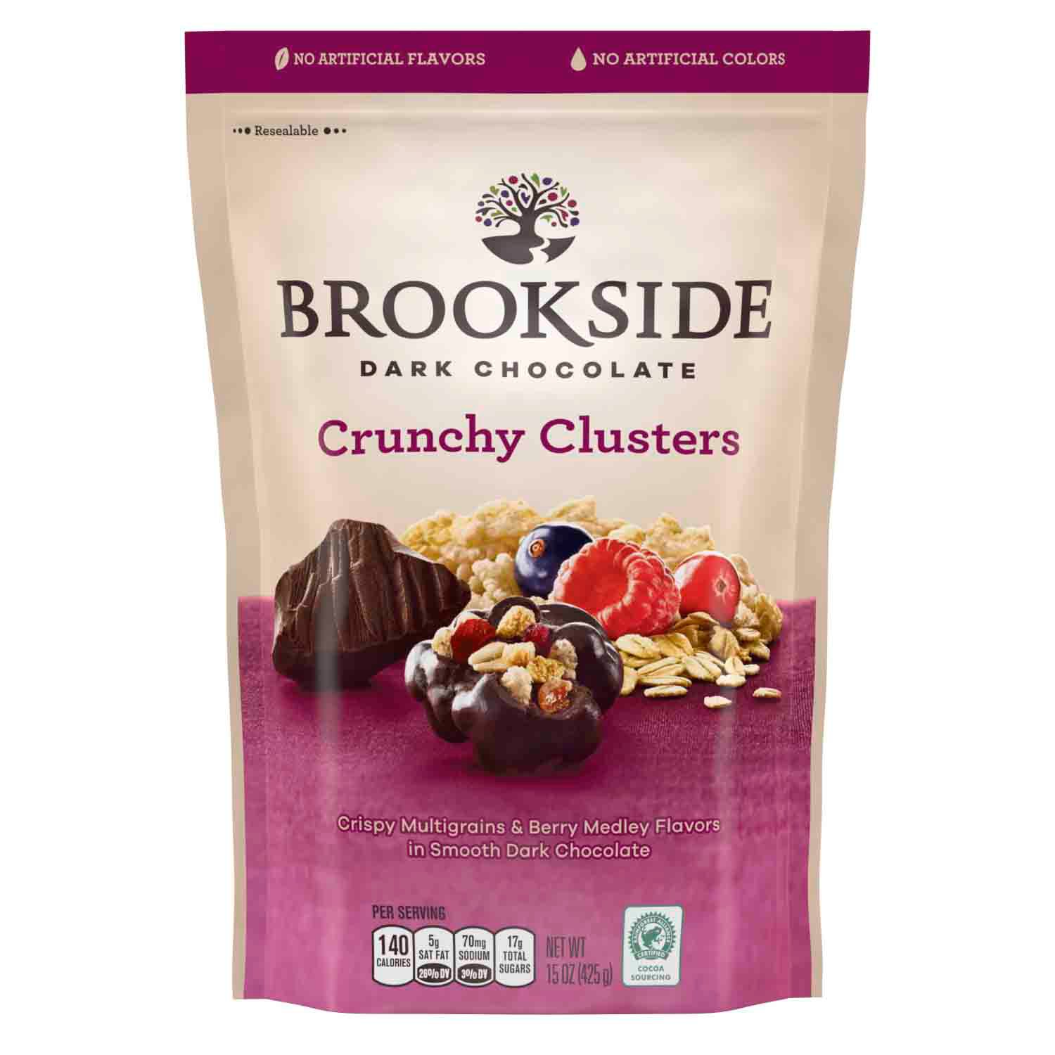 Brookside Dark Chocolate Crunchy Clusters Berry Medley Flavors Shop Candy at HEB