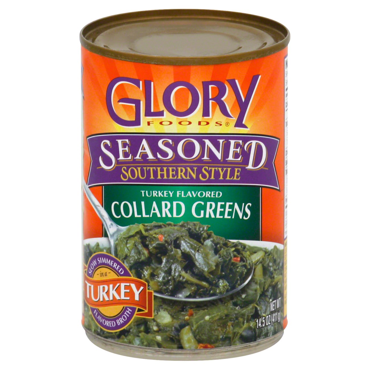 Glory Foods Seasoned Southern Style Smoked Turkey Collard Greens Shop
