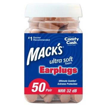 Mack's Ultra Soft Foam Earplugs, 50 pair