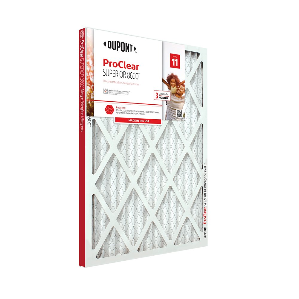 DuPont ProClear Superior 8600 Allergen Air Filter - Shop Air Filters at  H-E-B