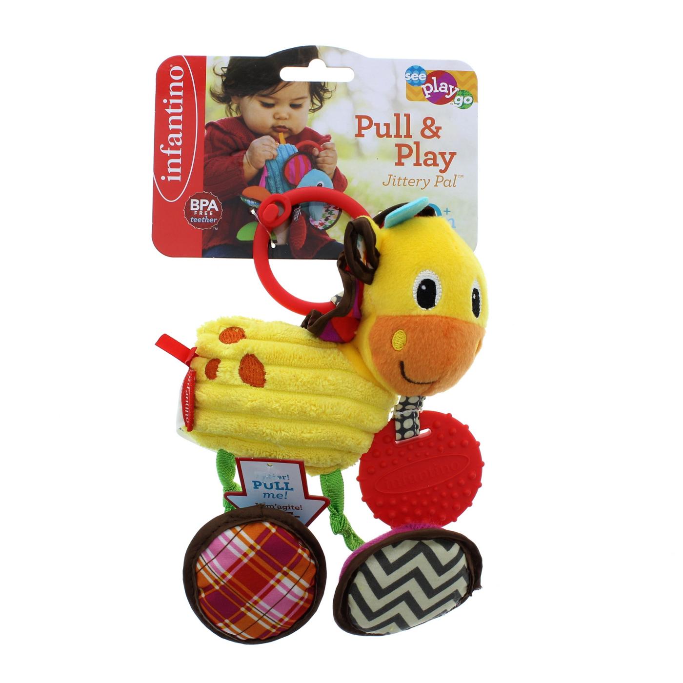 Infantino Pull & Play Jittery Pal; image 1 of 2