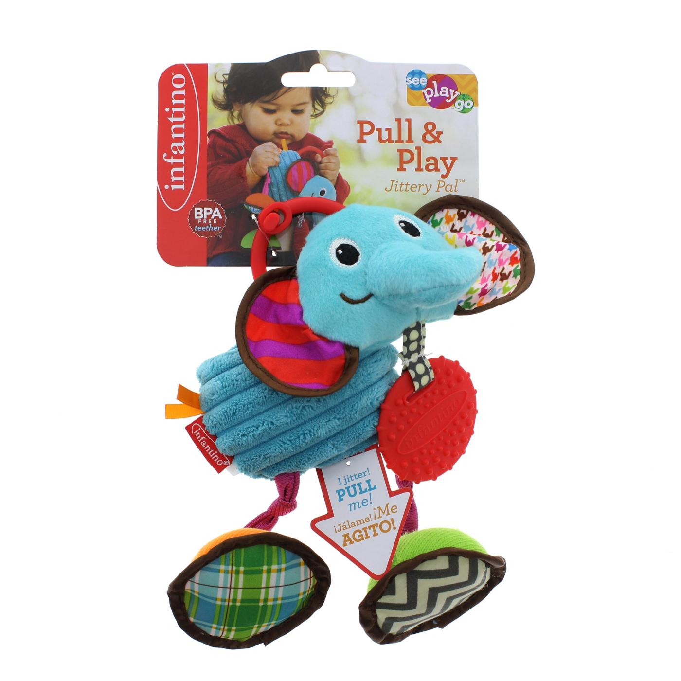 Infantino Pull & Play Jittery Pal; image 2 of 2