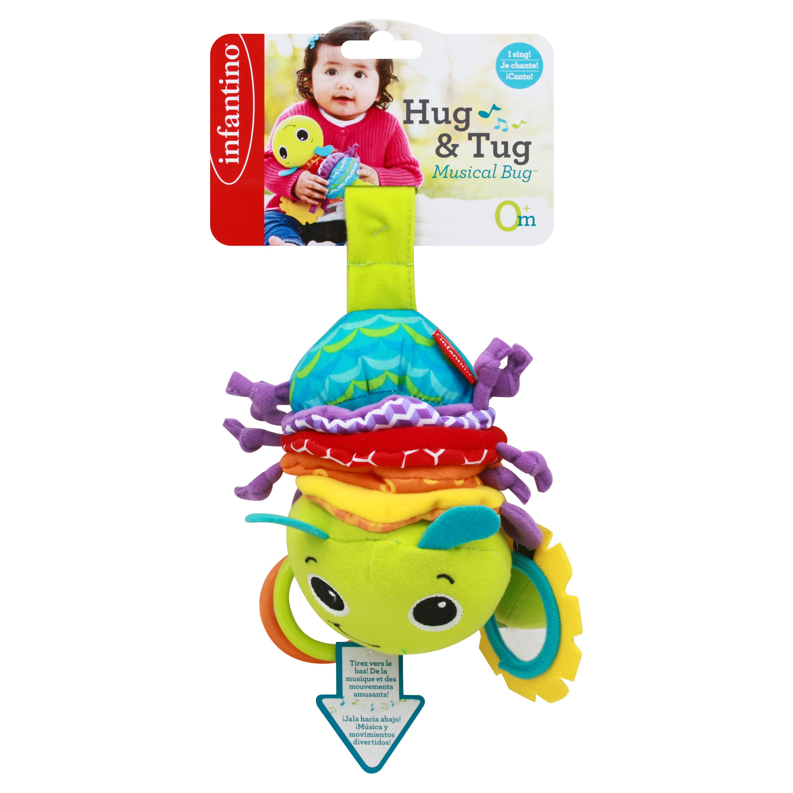 infantino hug and tug musical bug