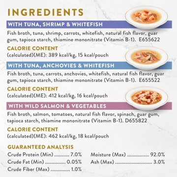 Fancy Feast Purina Lickable Wet Cat Food Broth Complement Classics Collection Variety Pack