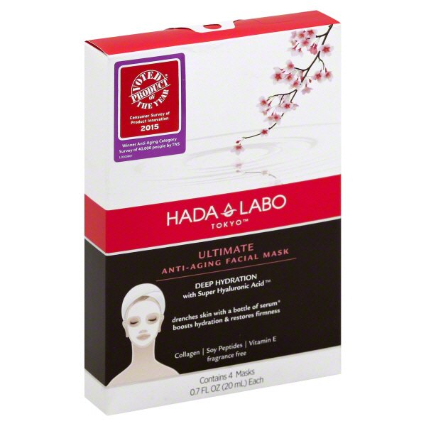 Hada Labo Tokyo Anti Aging Facial Mask Deep Hydration Shop Facial