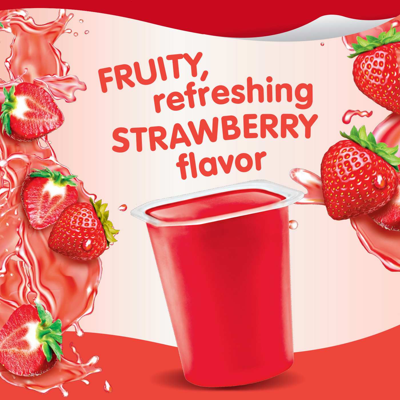 Snack Pack Super Size Strawberry Juicy Gels Cups; image 2 of 7
