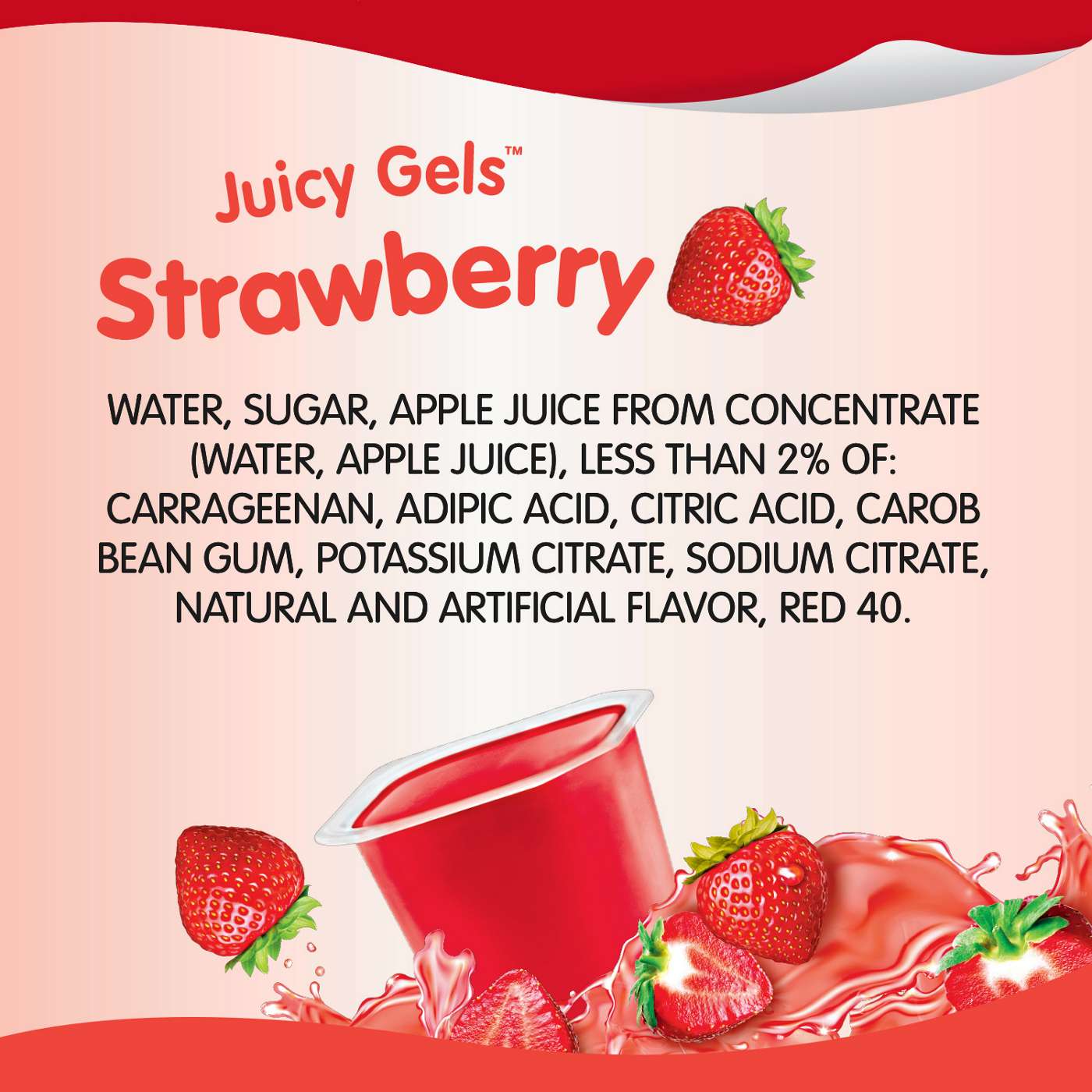 Snack Pack Super Size Strawberry Juicy Gels Cups; image 5 of 7