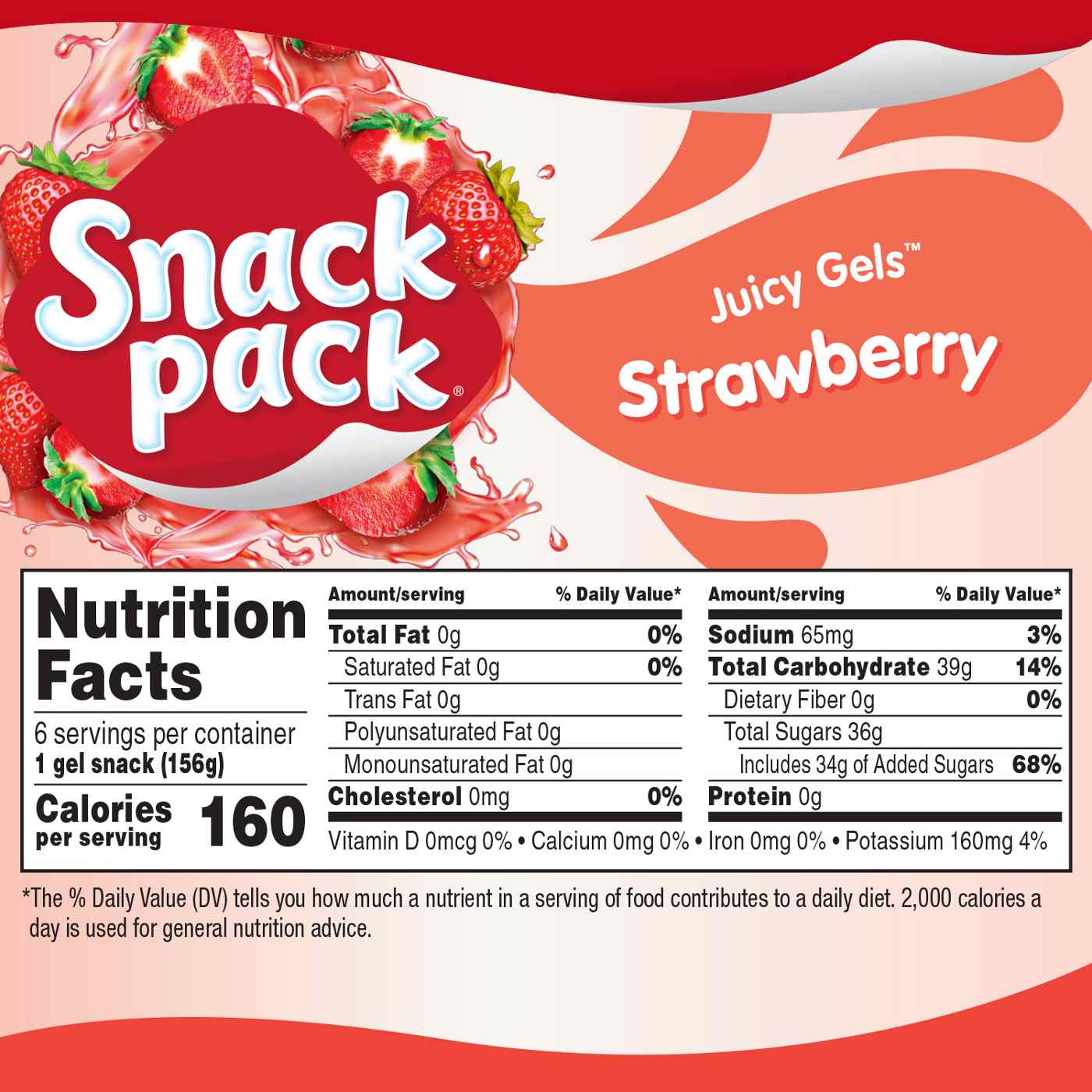 Snack Pack Super Size Strawberry Juicy Gels Cups; image 6 of 7