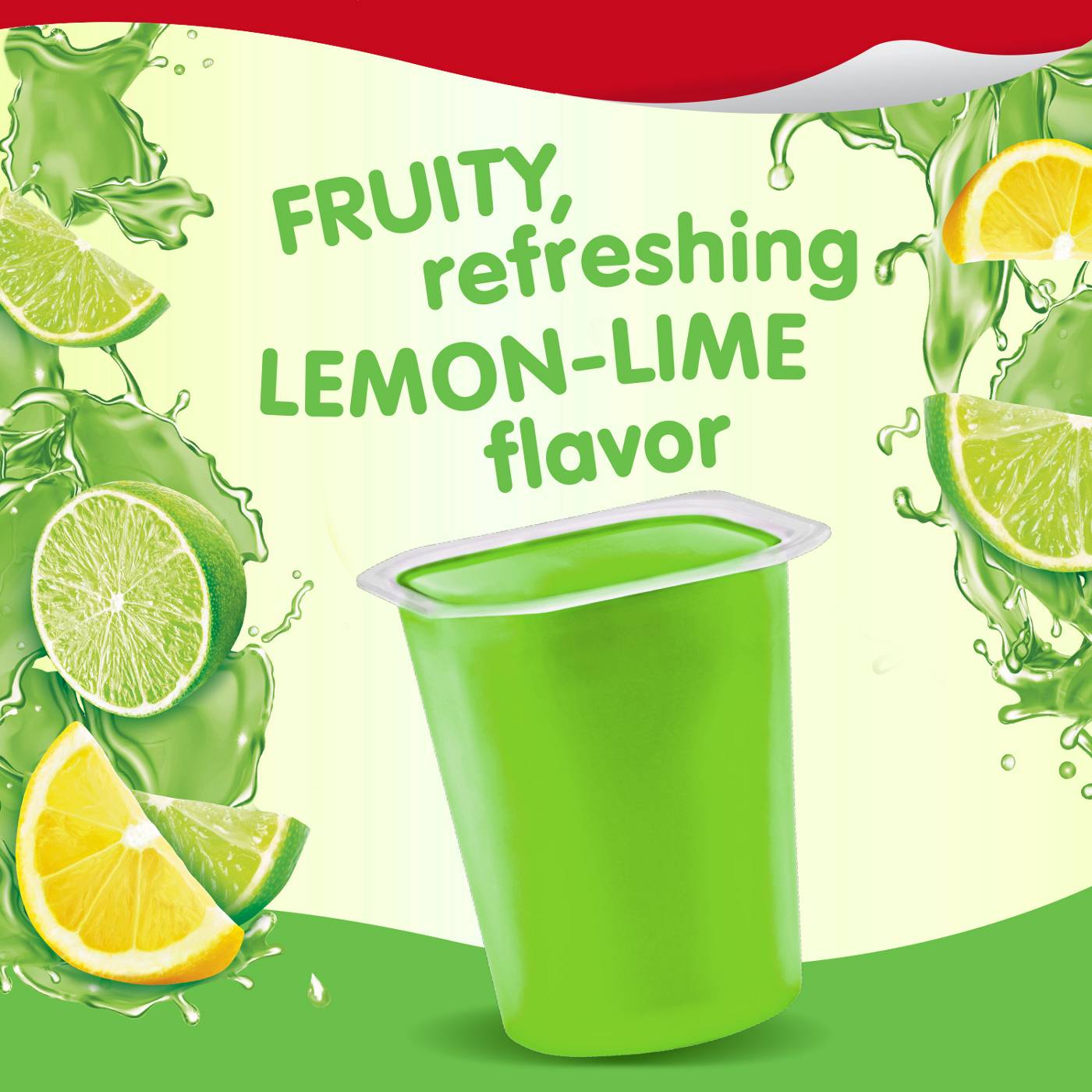 Snack Pack Super Size Lemon-Lime Juicy Gels Cups; image 6 of 7