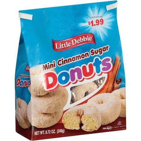 Little Debbie Mini Cinnamon Sugar Donuts - Shop Snack Cakes at H-E-B