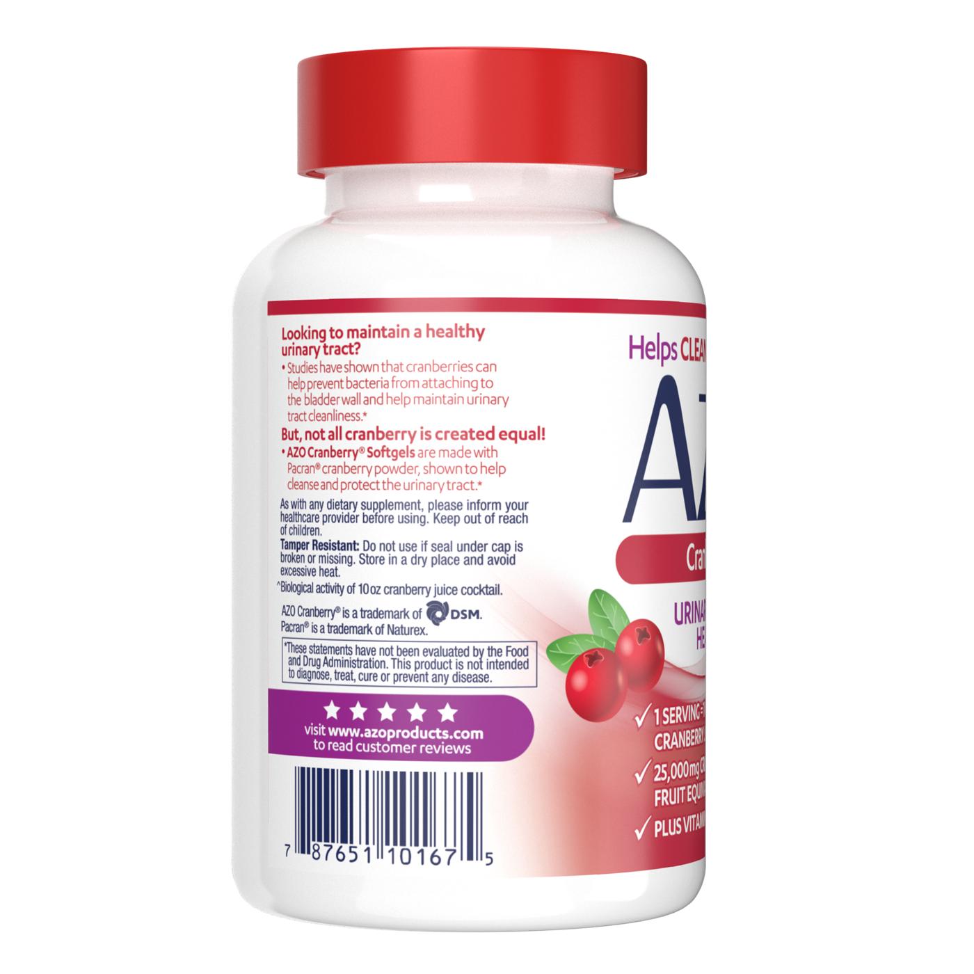 Azo Cranberry Softgels Shop Herbs & homeopathy at HEB