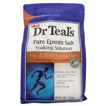 Dr Teal's Pre & Post Workout Soaking Solution, 3 lb