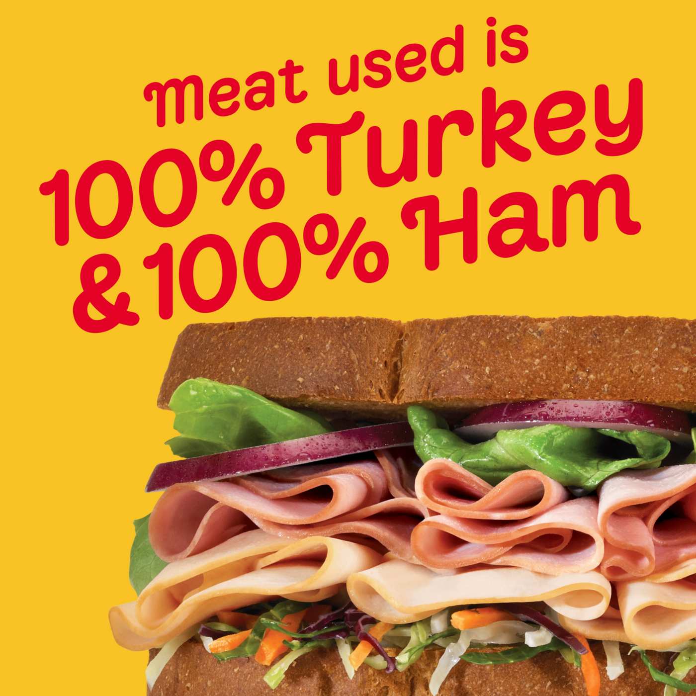 Oscar Mayer Deli Fresh Oven Roasted Turkey Breast & Honey Uncured Ham Sliced Lunch Meat - Family Pack; image 3 of 6