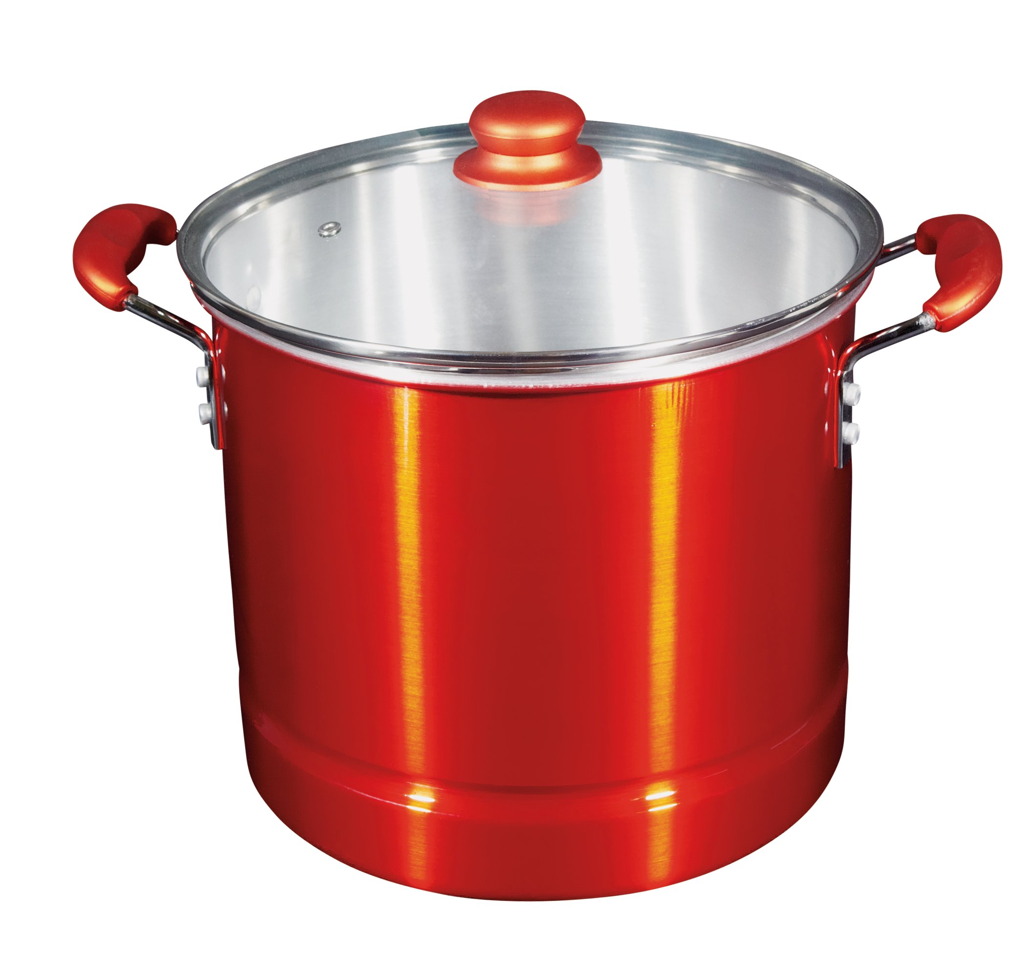 chefstyle Red Metallic Tamale Steamer with Insert Shop Cookware at HEB