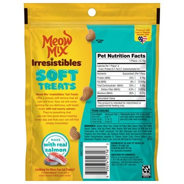 Meow Mix Irresistibles Soft Salmon, 3 oz
