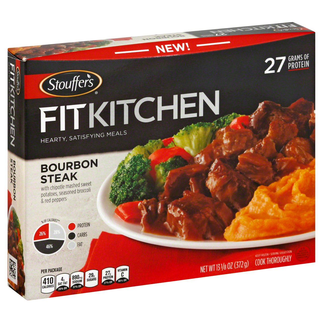 Stouffers Fit Kitchen Bourbon Steak Shop Single Meals At HEB