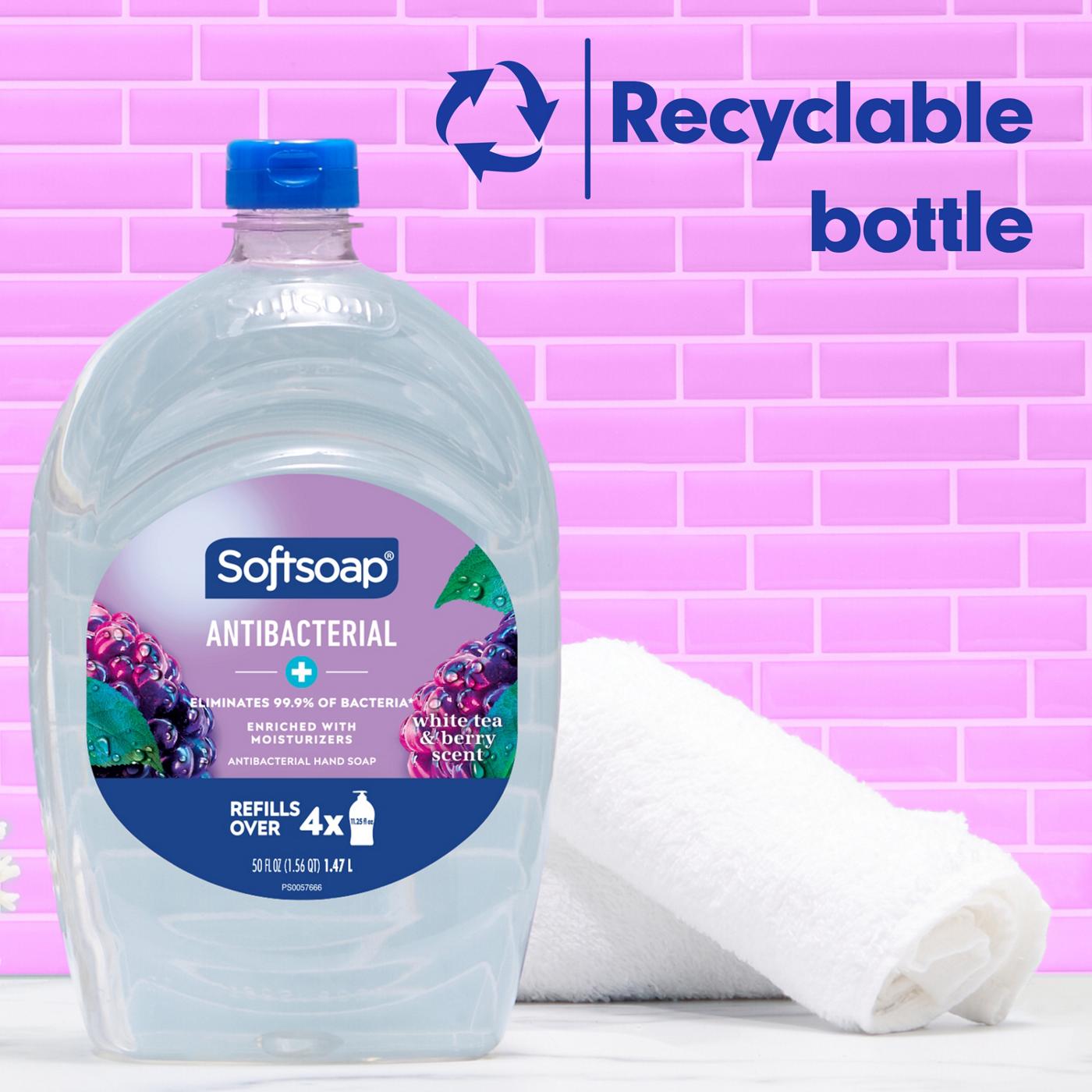 Softsoap Antibacterial Hand Soap Refill - White Tea & Berry; image 3 of 13