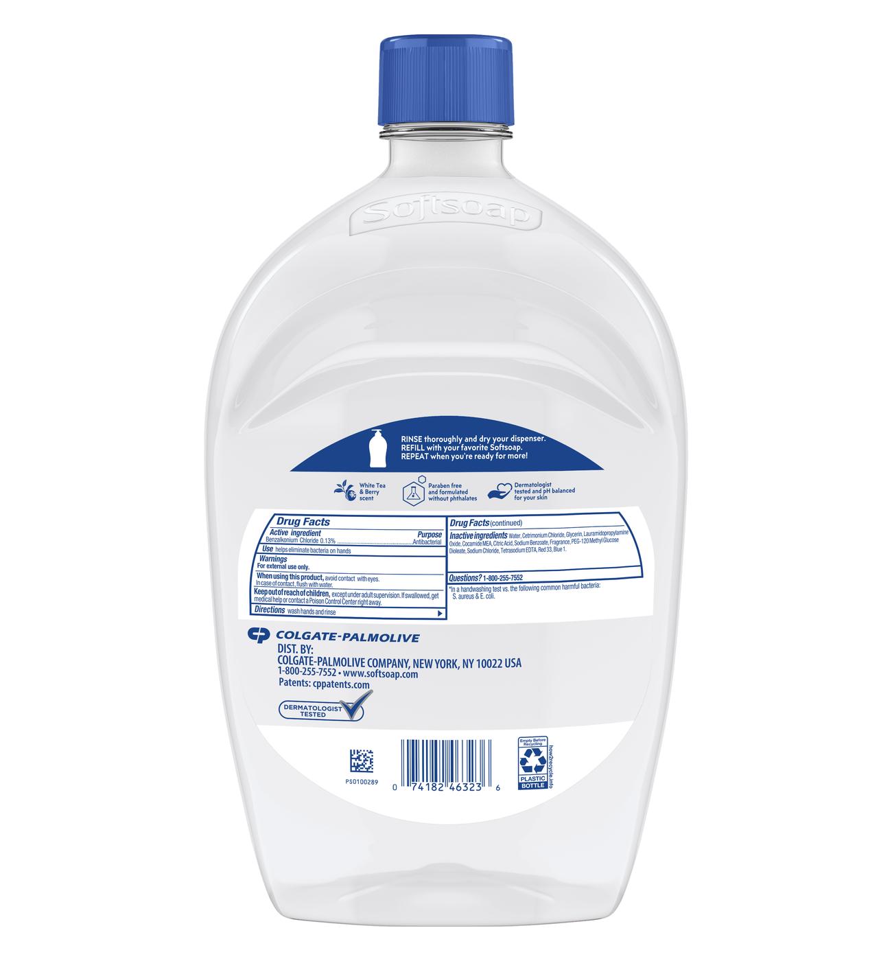 Softsoap Antibacterial Hand Soap Refill - White Tea & Berry; image 6 of 13