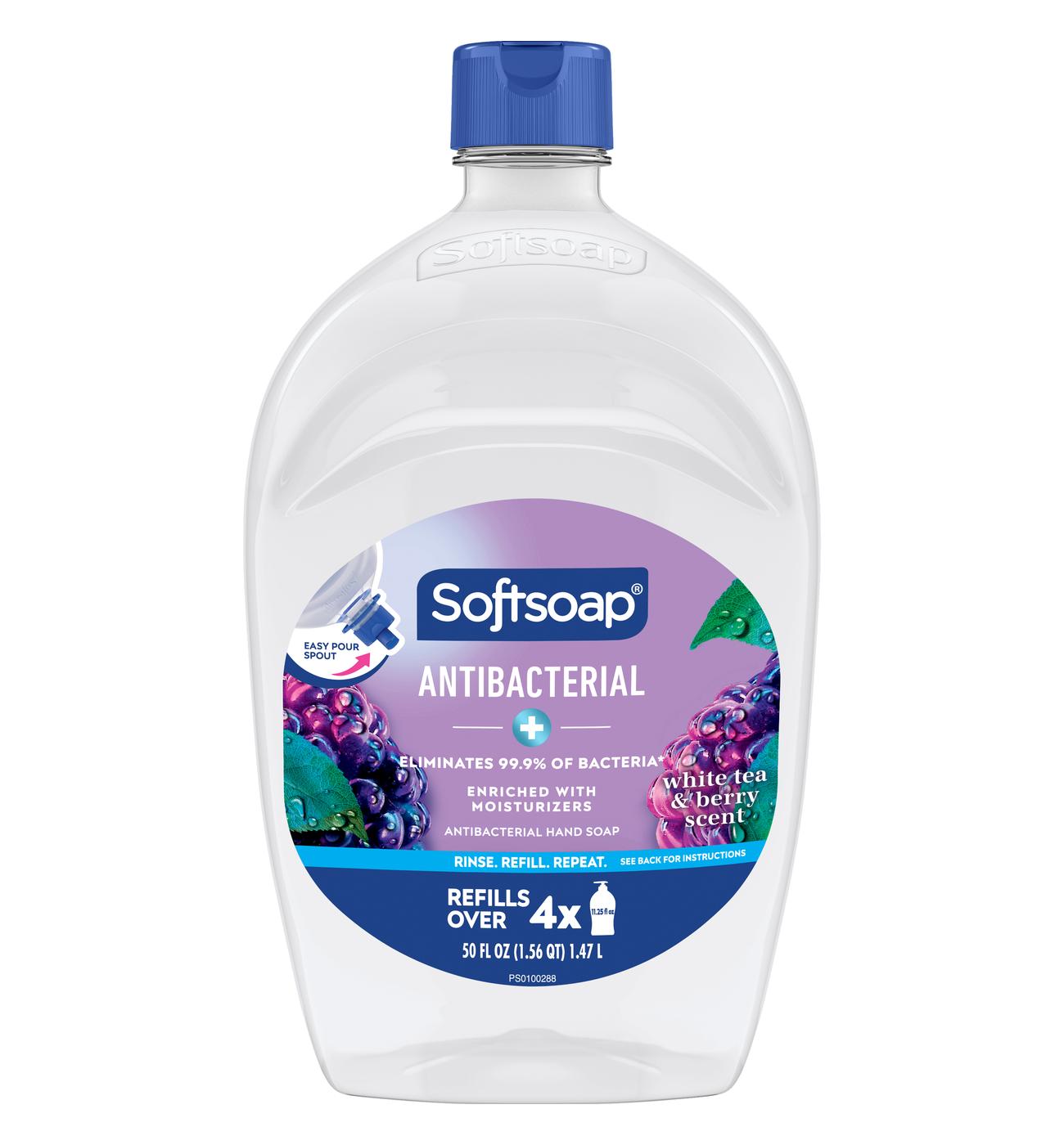 Softsoap Antibacterial Hand Soap Refill - White Tea & Berry; image 7 of 13