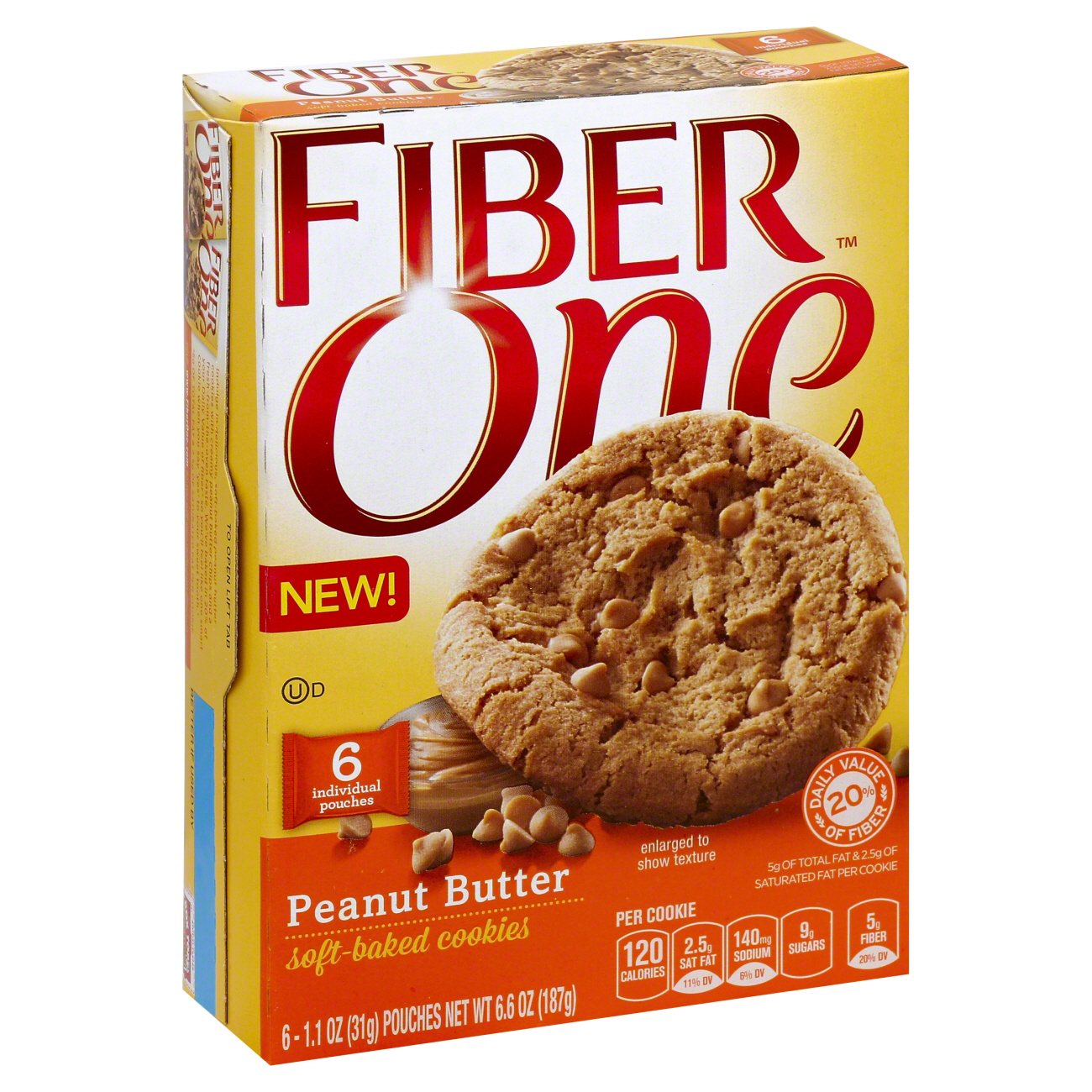 Fiber One SoftBaked Peanut Butter Cookies Shop Snacks & Candy at HEB