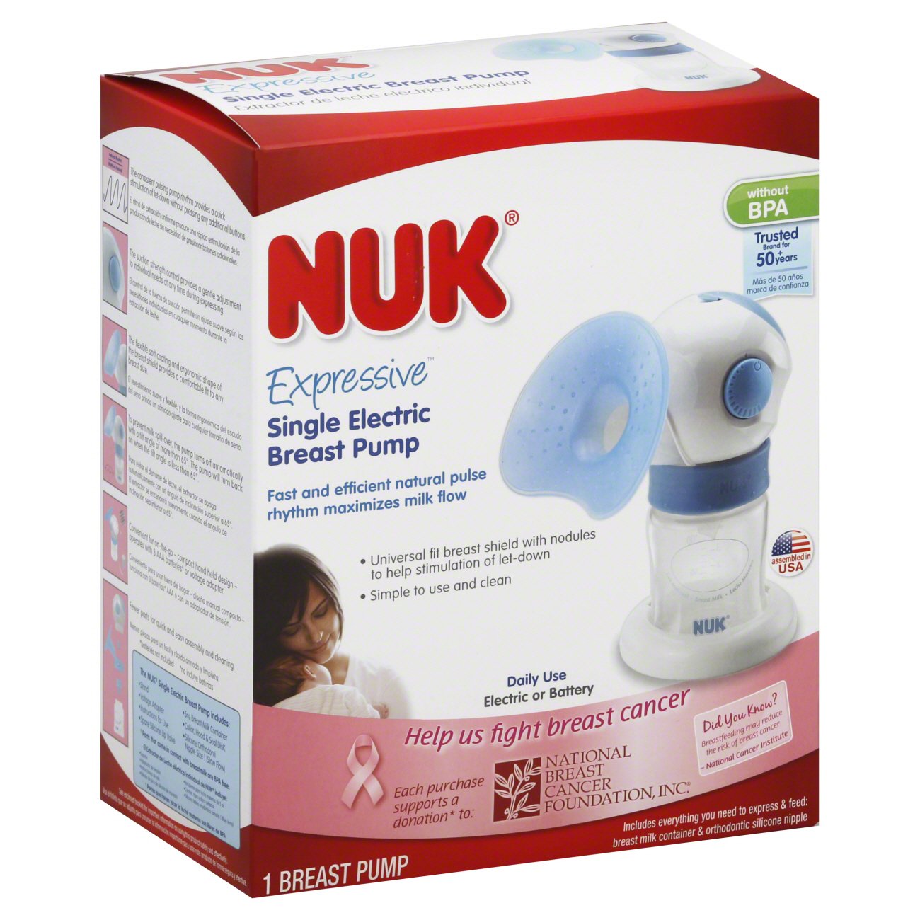 NUK Expressive Single Electric Breast Pump - Shop Breast Pumps at H-E-B