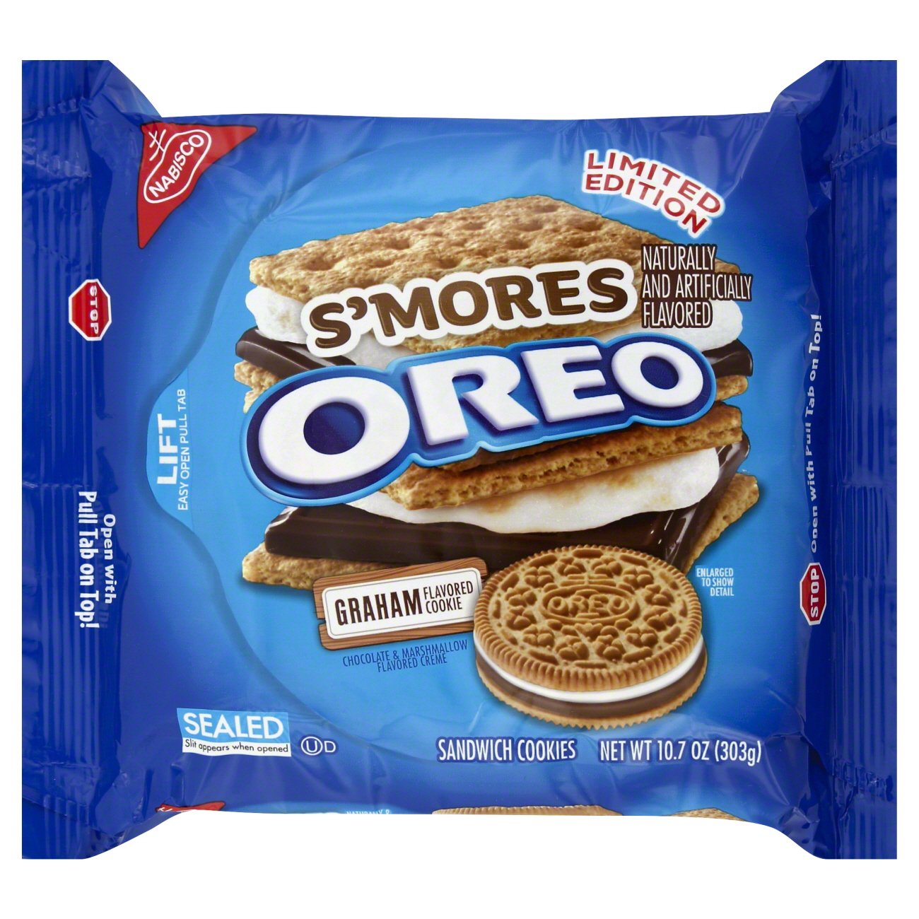 Nabisco Oreo S Mores Sandwich Cookie Shop Snacks Candy At H E B
