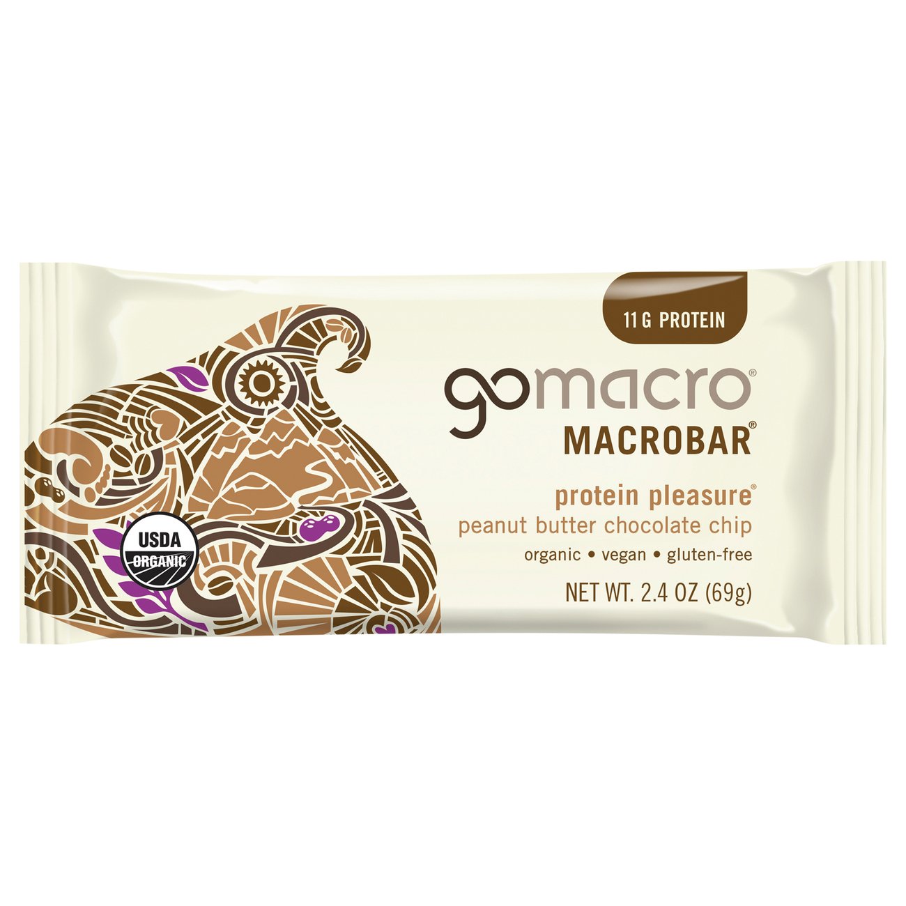GoMacro Peanut Butter Chocolate Chip Macrobar Shop Granola & Snack
