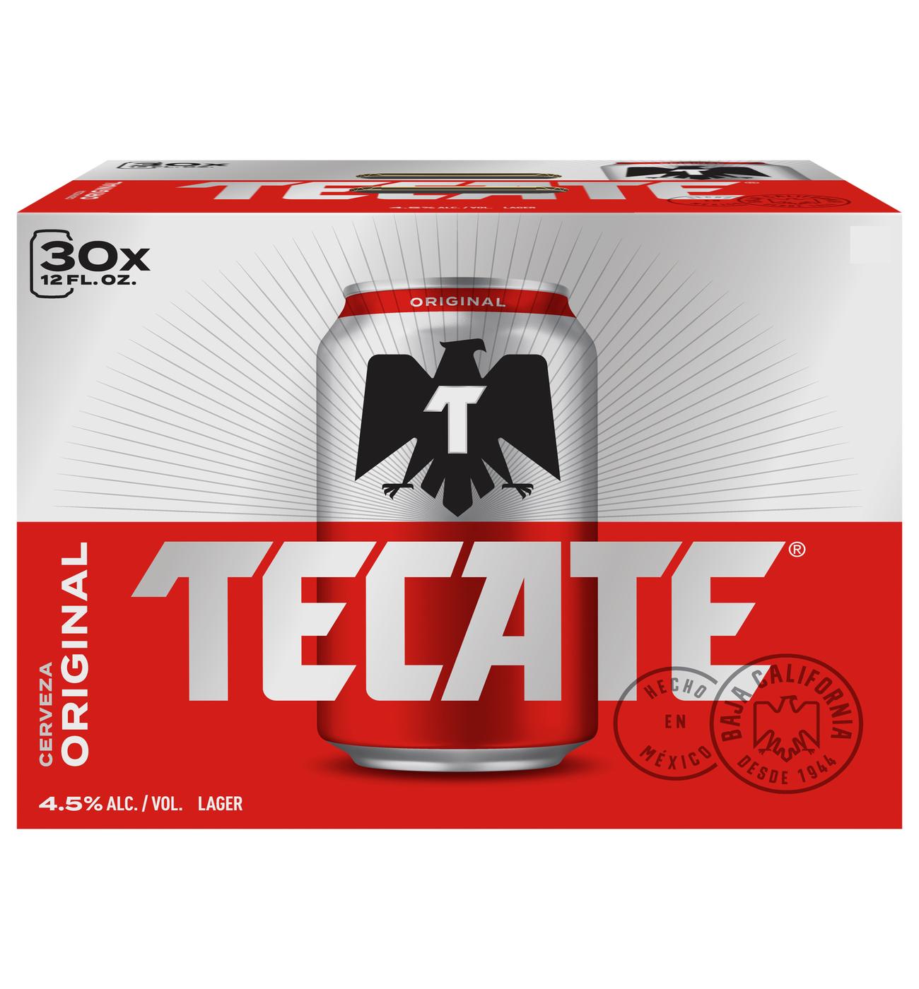 Tecate Beer 12 oz Cans; image 1 of 2