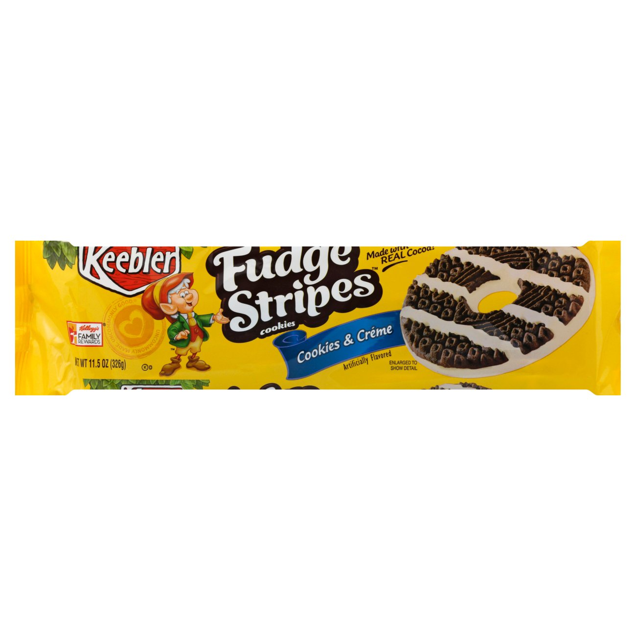 Keebler Fudge Stripes Cookies and Creme Shop Cookies at HEB