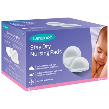 Lansinoh Stay Dry Nursing Pads, 100 ct