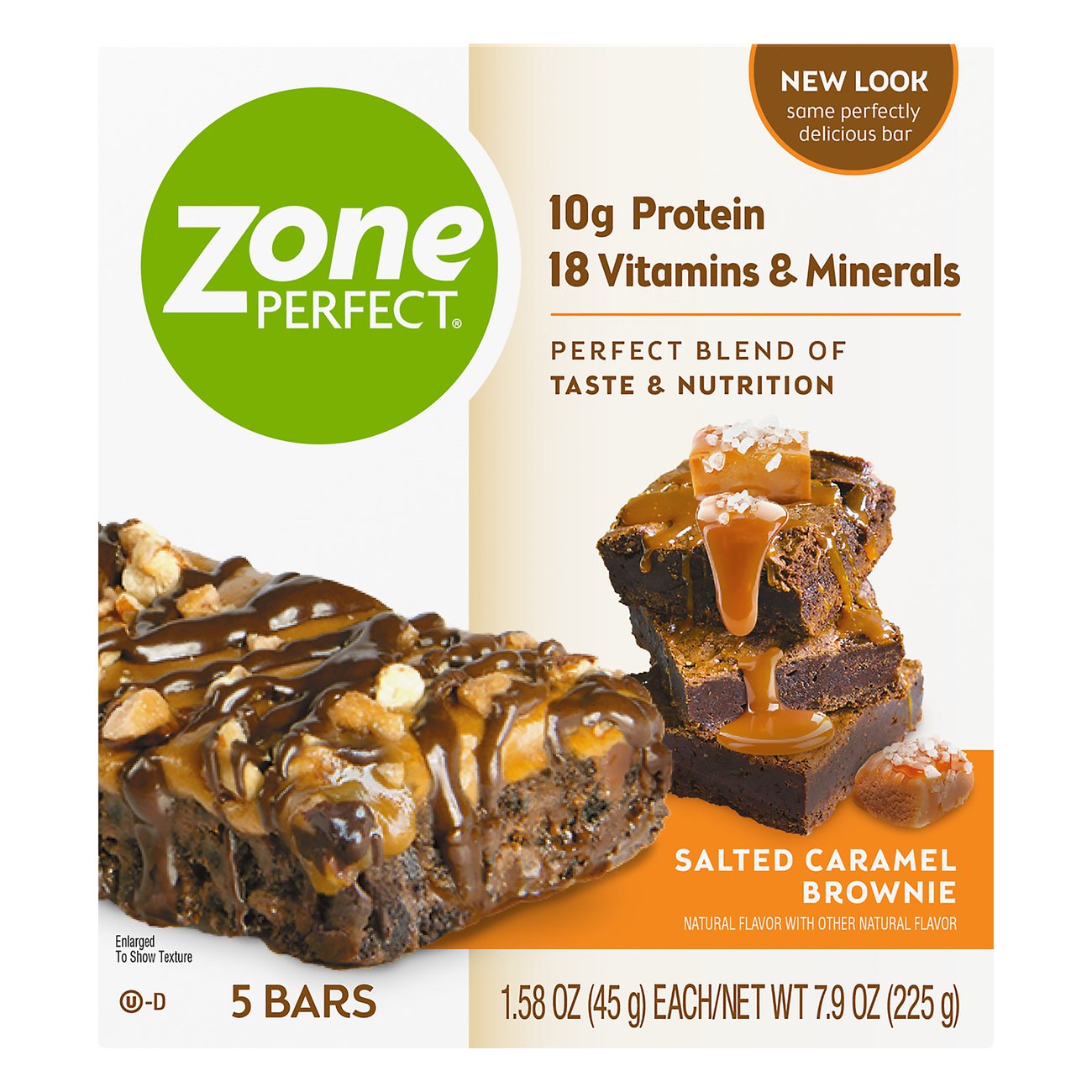 ZonePerfect Salted Caramel Brownie Protein Bars Shop Snacks & Candy