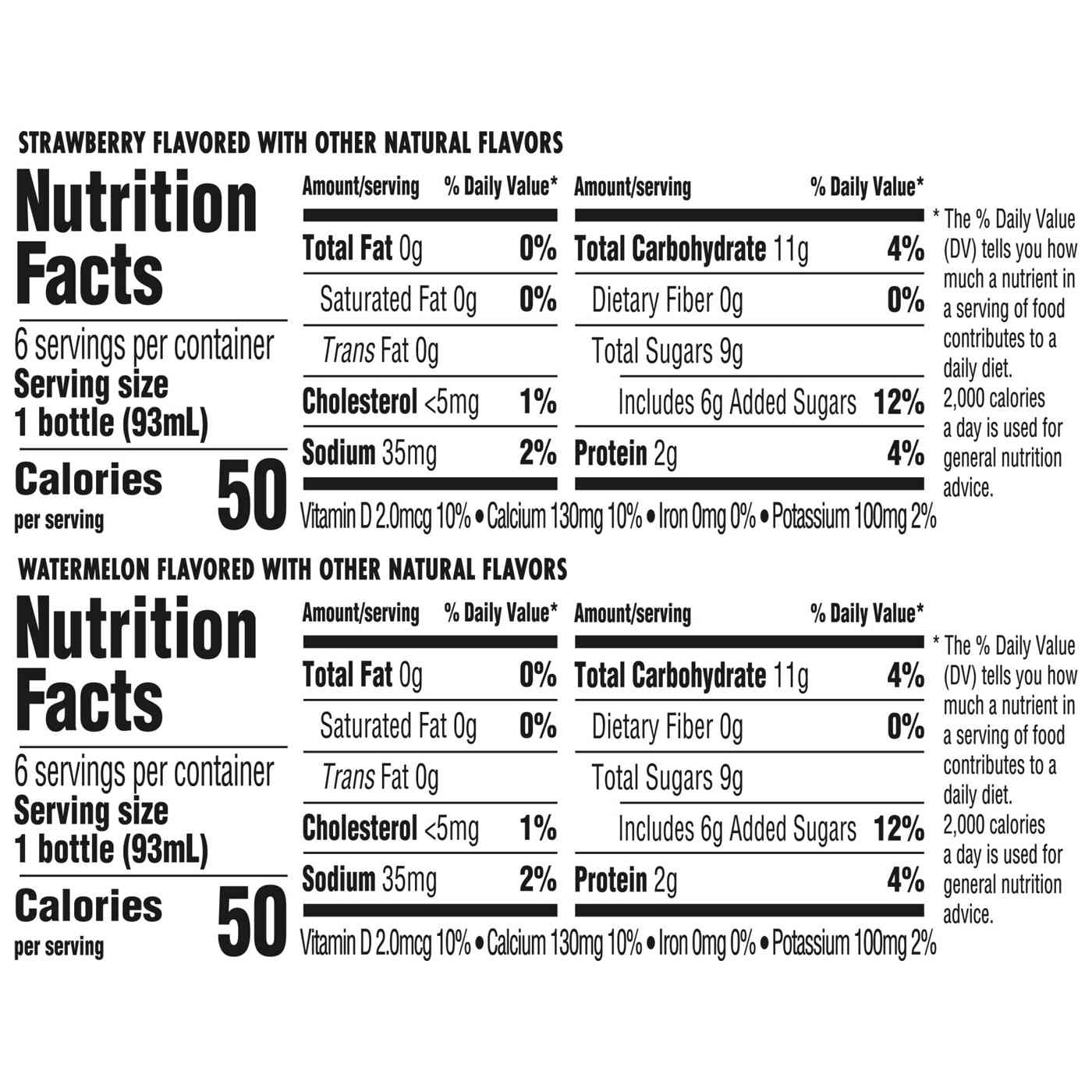 Danimals Smoothies 12 pk Bottles Variety Pack - Strawberry & Watermelon ; image 6 of 8