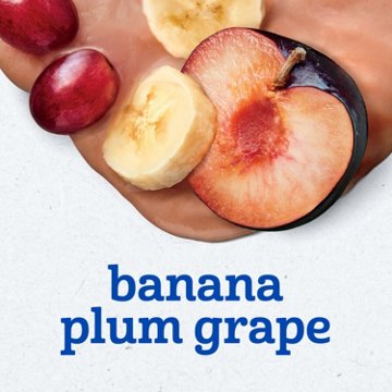 Gerber Stage 2 Baby Food - Banana Plum & Grape, 4 oz Tubs
