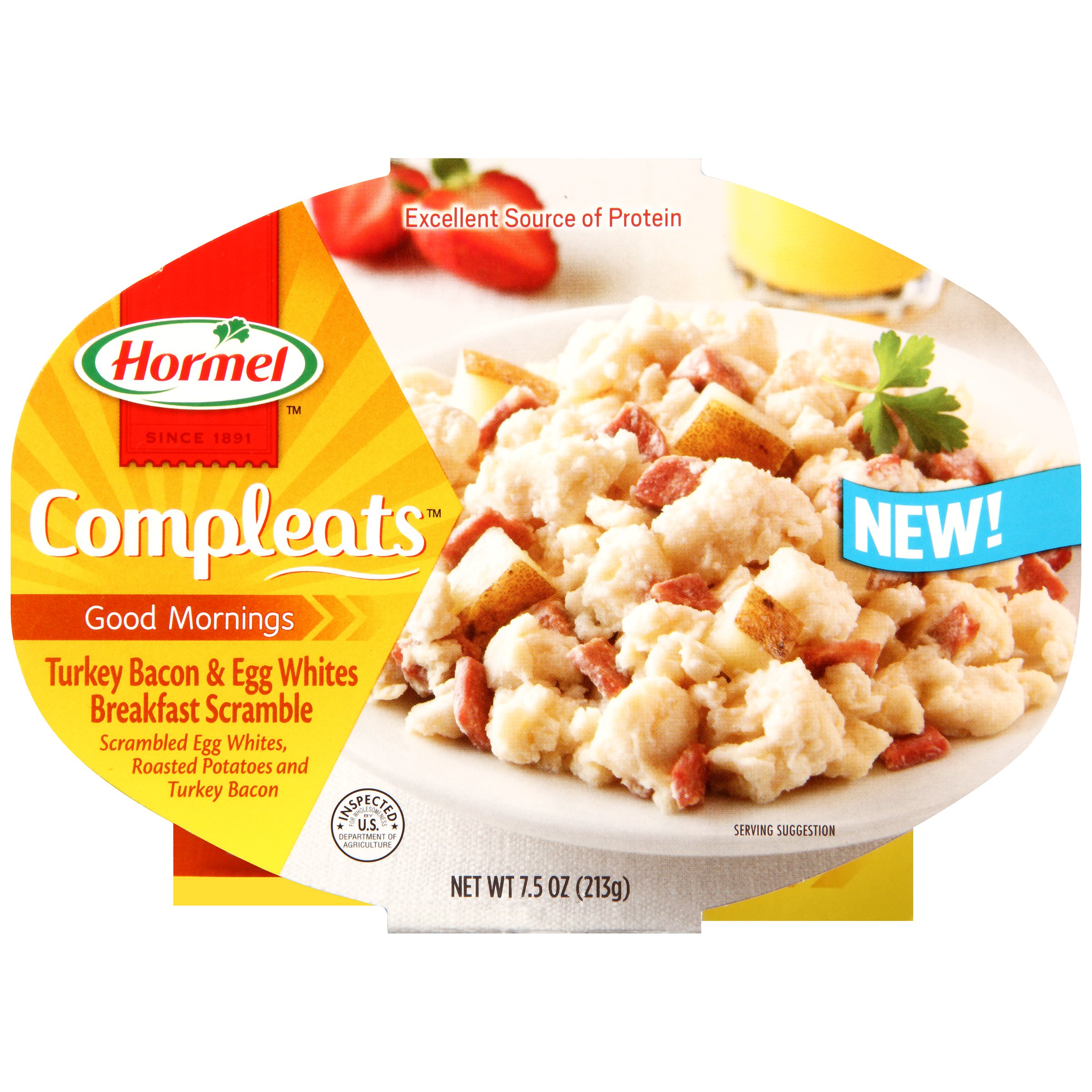 Hormel Compleats Turkey Bacon & Egg Whites Breakfast Scramble Shop