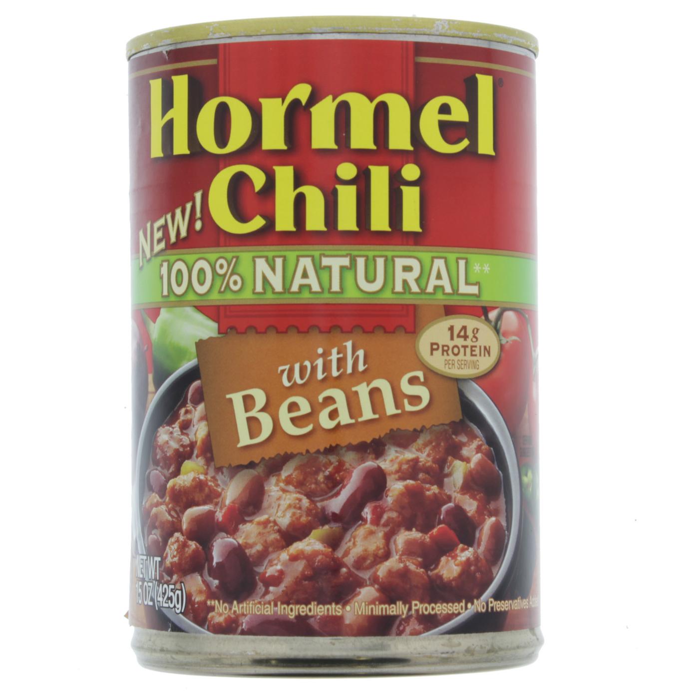 Hormel Natural Chili With Beans; image 1 of 2