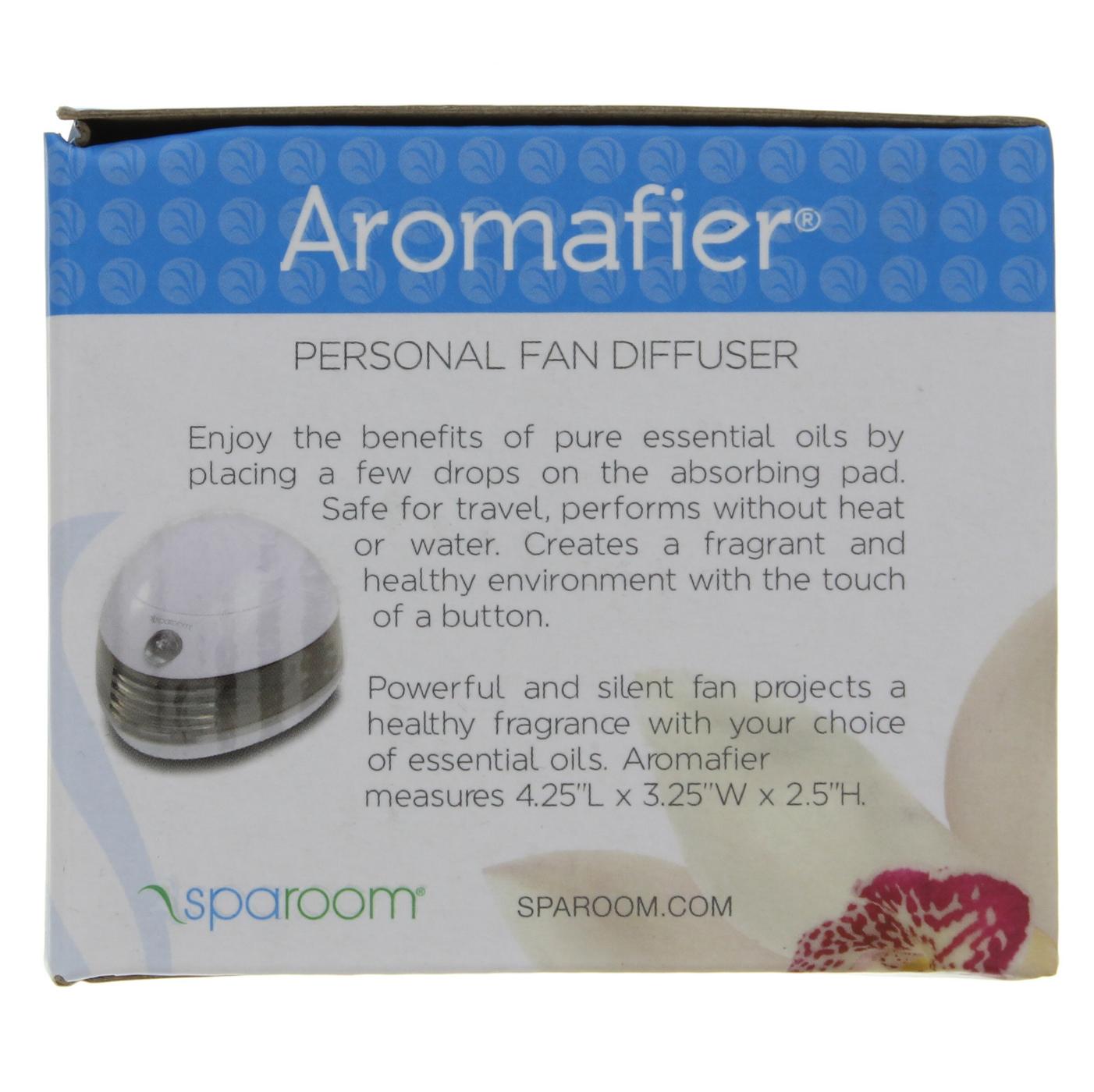 Spa Room Aromafier Portable Diffuser, White; image 2 of 3