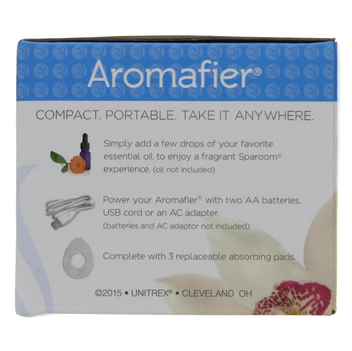 Spa Room Aromafier Portable Diffuser, White; image 3 of 3