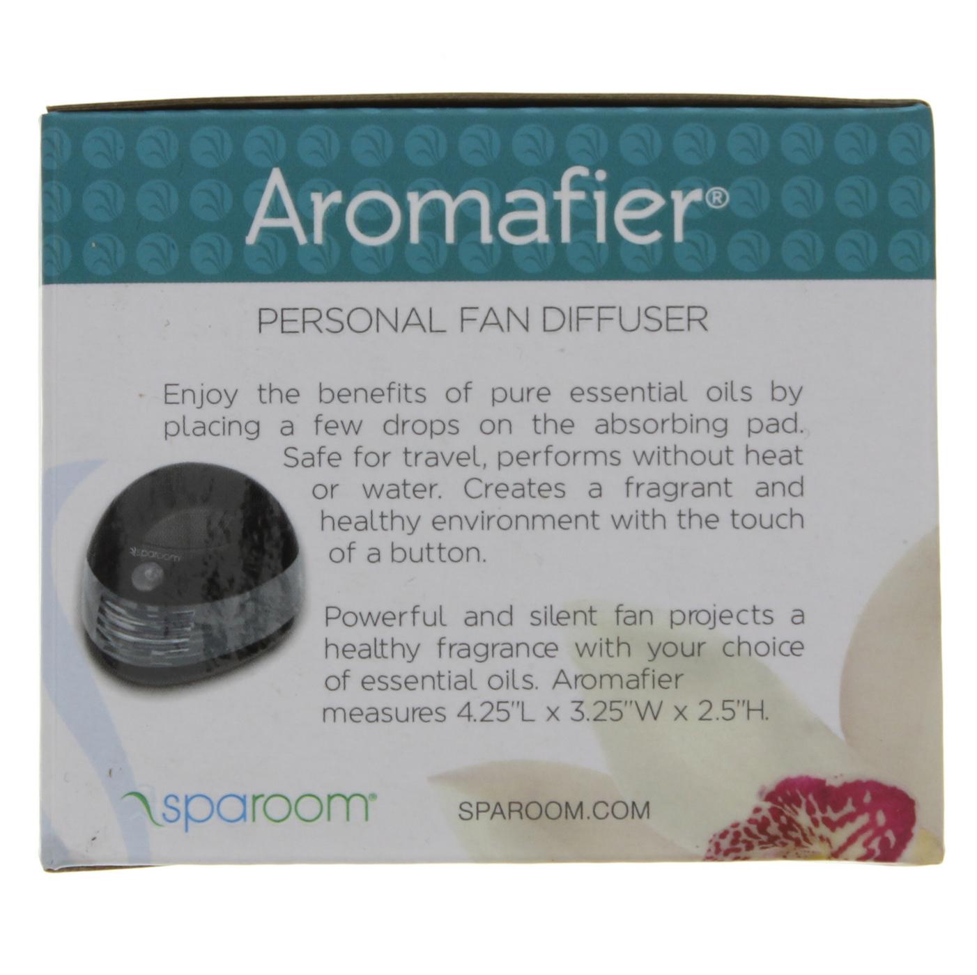 Spa Room Aromafier Portable Diffuser, Black; image 2 of 3