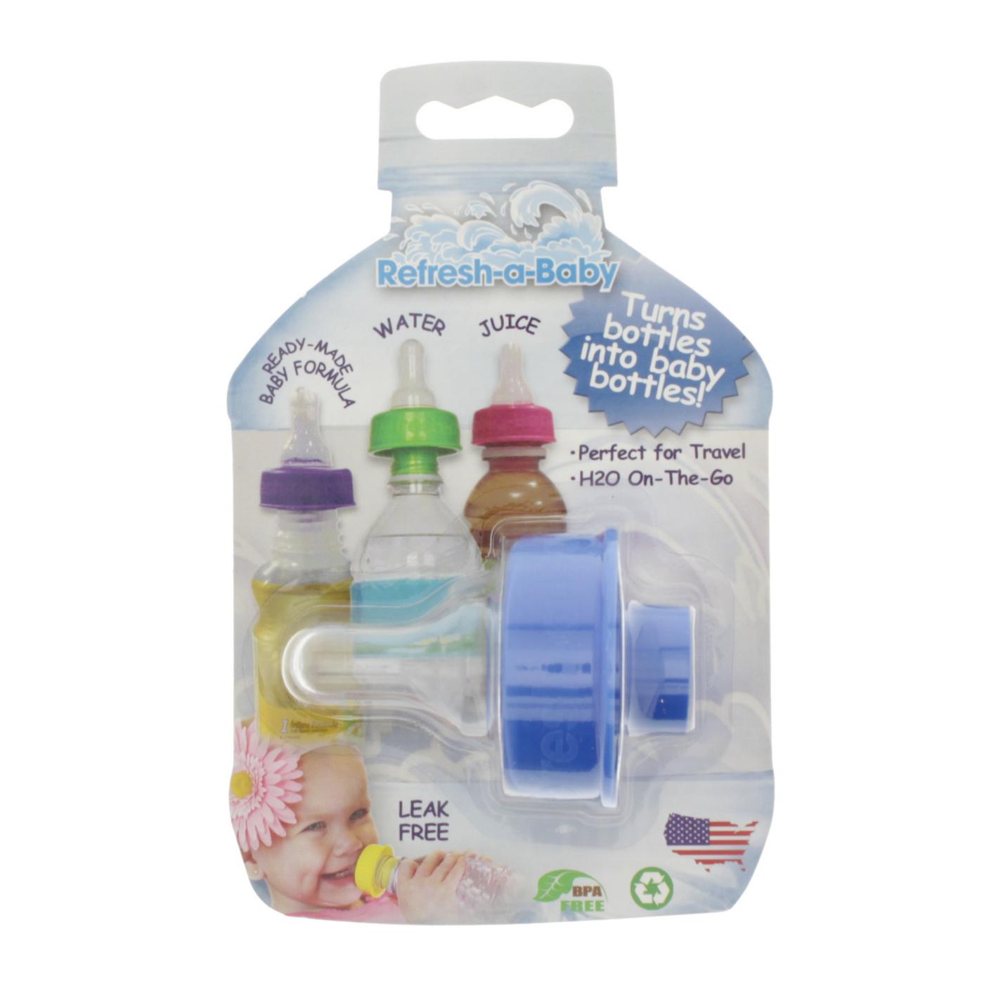 Refresh-a-Baby Water and Beverage Bottle Adapters, Assorted Colors; image 3 of 5