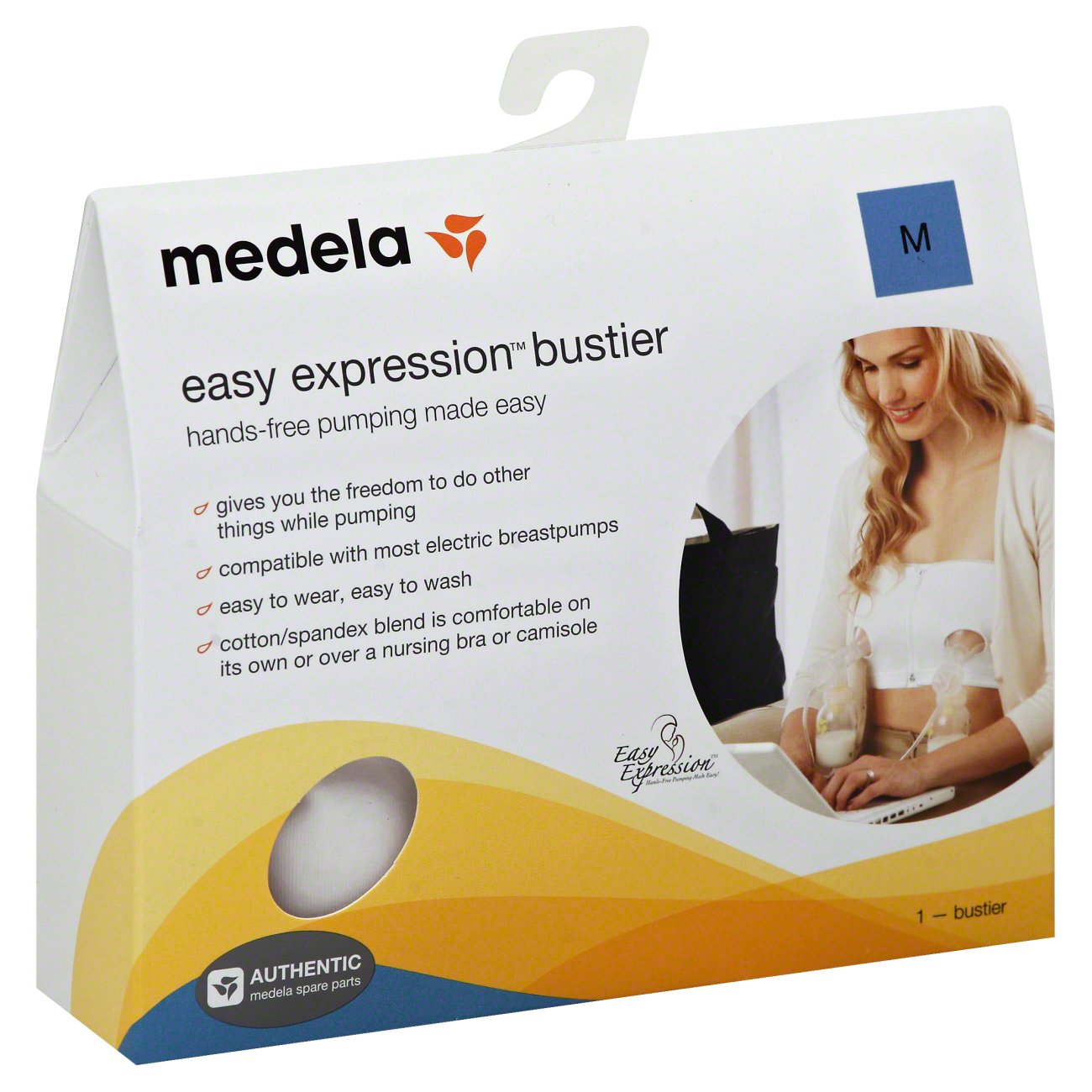 Medela Easy Expression Bustier White Medium Shop Breast feeding