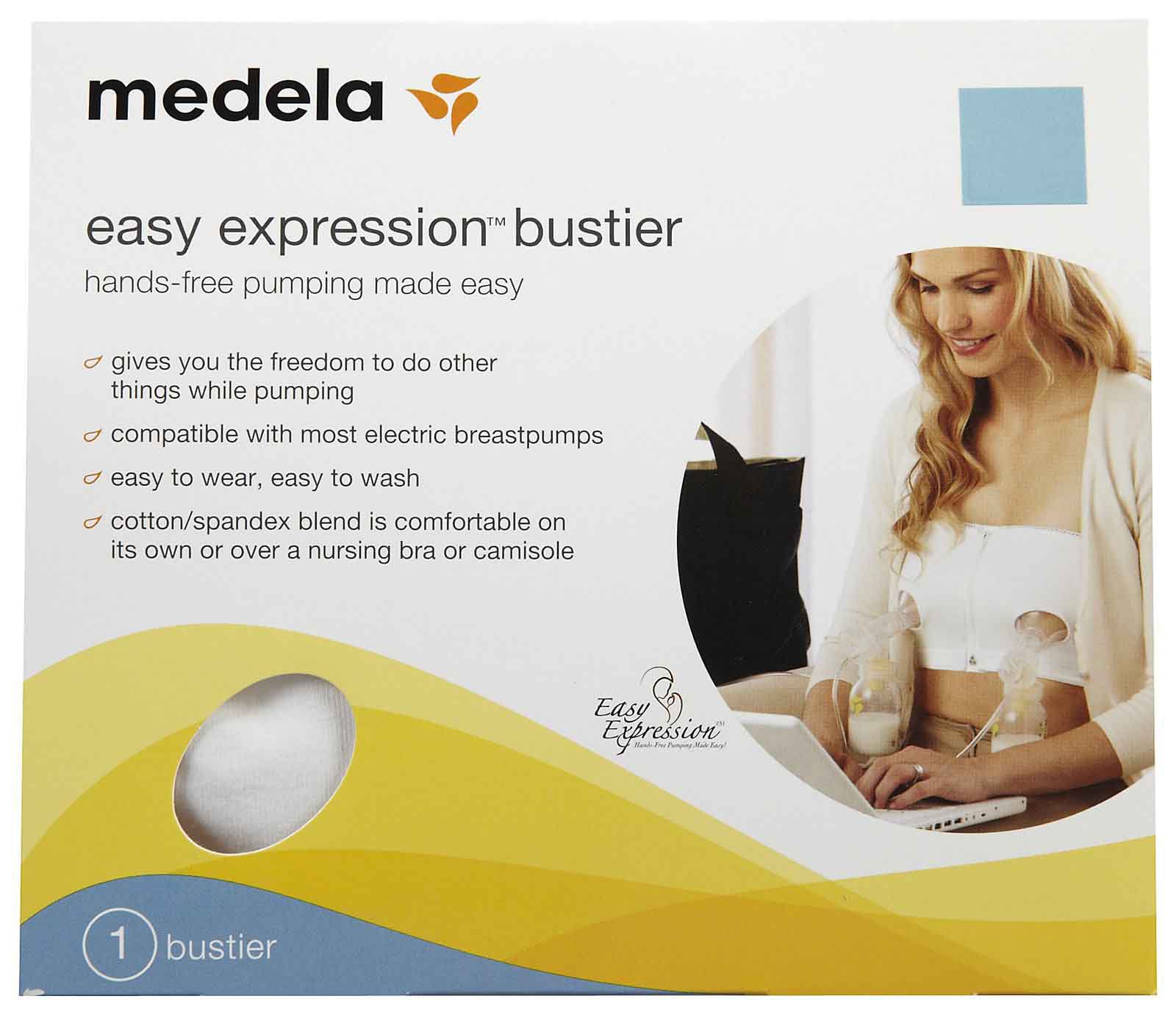 Medela Easy Expression Bustier White Large Shop Breast feeding