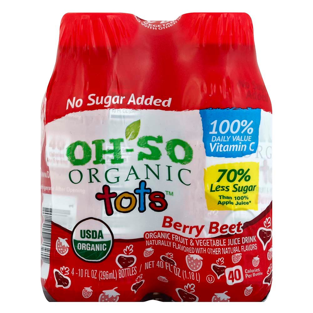 Oh So Organic Tots Fruit & Vegetable Drink Berry Beet Shop Juice