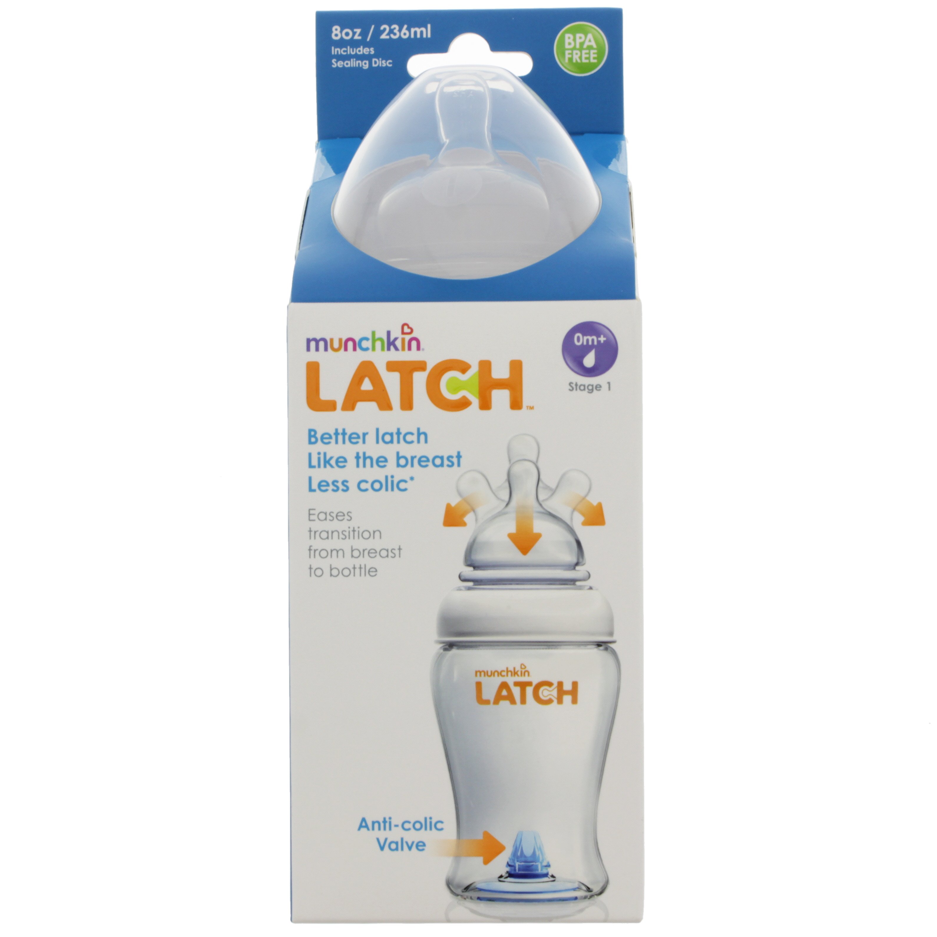 Munchkin 8 oz Latch Bottle Shop Bottles at HEB