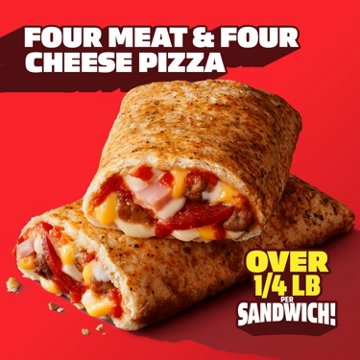 Hot Pockets Four Meat & Four Cheese Pizza Frozen Sandwiches
